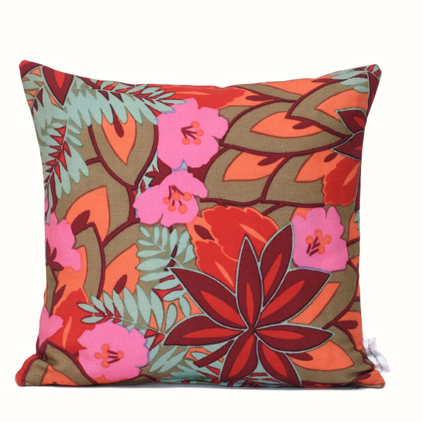 Tropical Floral Cushion Cover